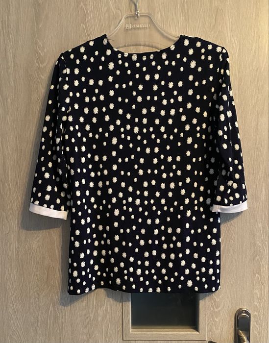 Bluzka czarna rękaw 3/4 r. XS/S