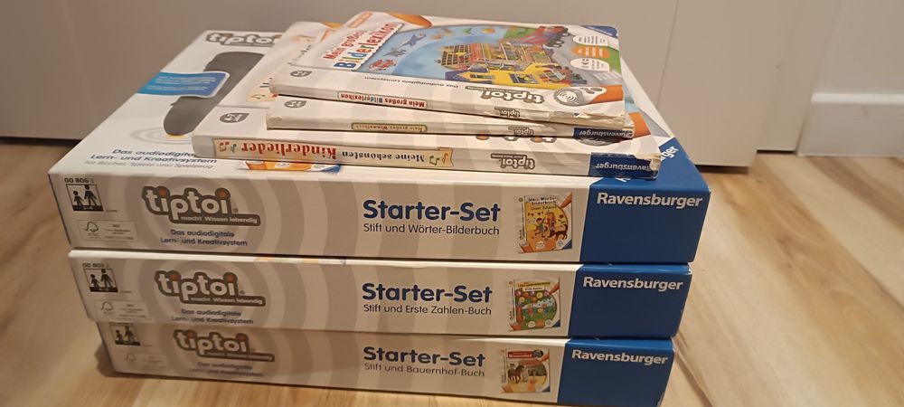 Tiptoi ravensburger 3 pisaki i książki niemiecki