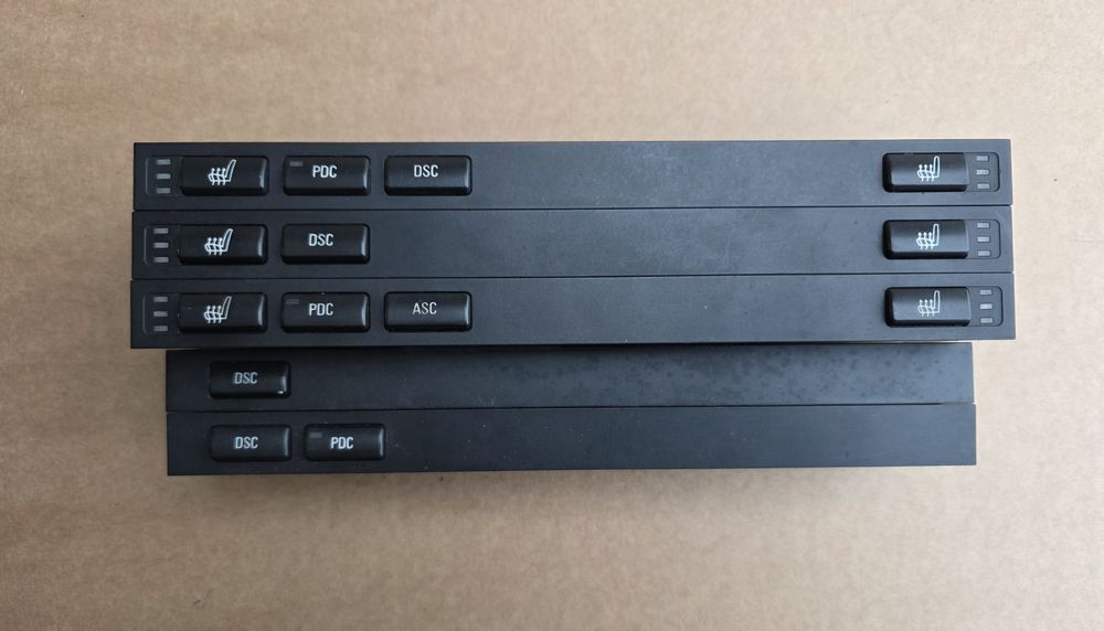 Panel foteli grzania DSC ASC roleta BMW E39
