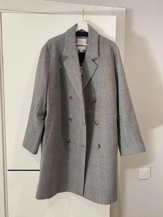 Сіре  пальто Tommy Hilfiger, XL