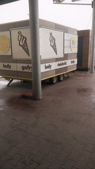 Przyczepa gastronomiczna Lodziarnia Lody Gofry Granita