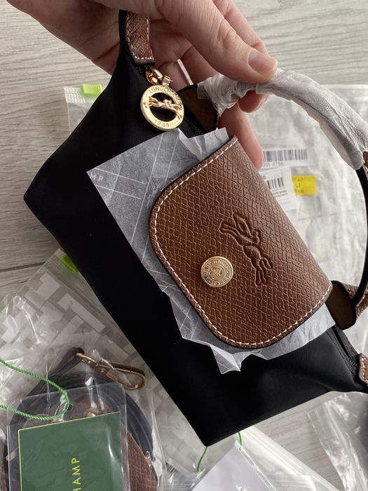 Сумка Longchamp mini le pliage pouch, сумка на лето, как оригинал