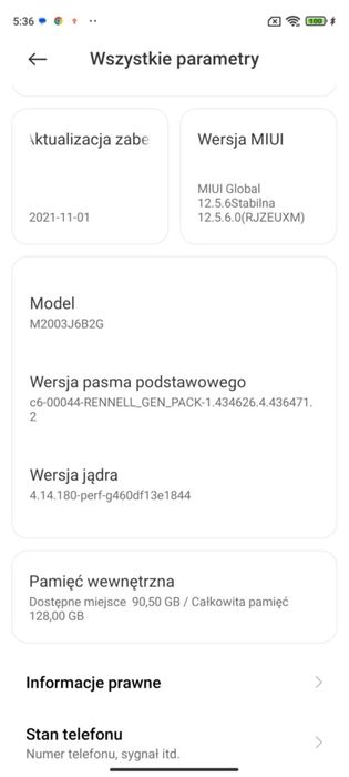 Redmi note 9 pro biały