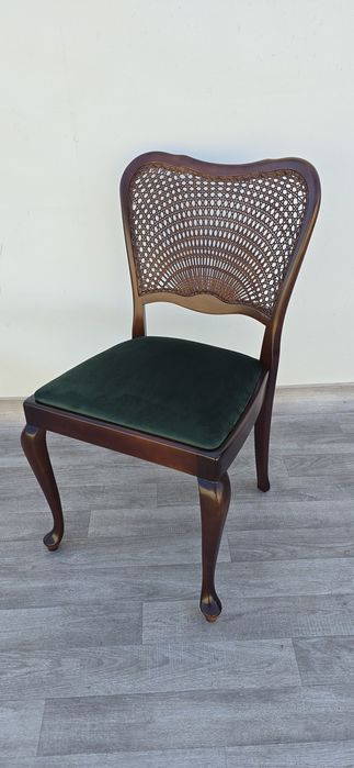 Krzesło stylowe Chippendale Nowa tapicerka