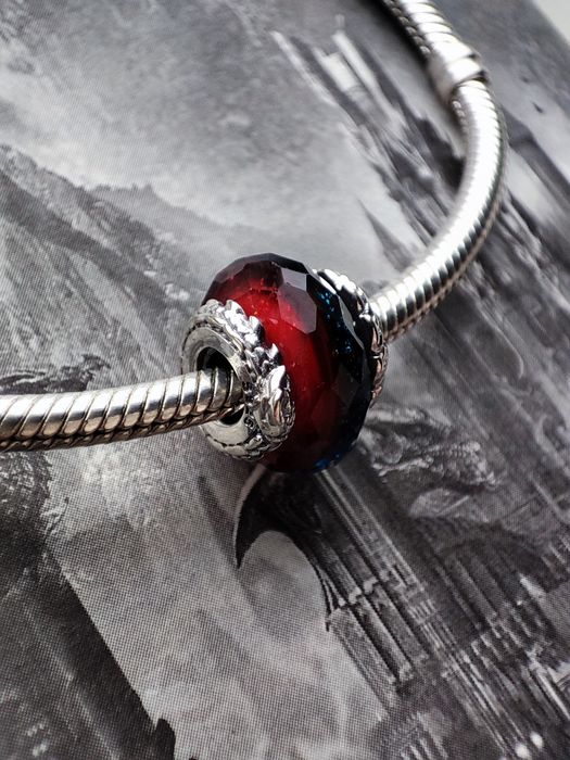 Charms zawieszka srebro 925 Gra o Tron murano smoki Lód i Ogień