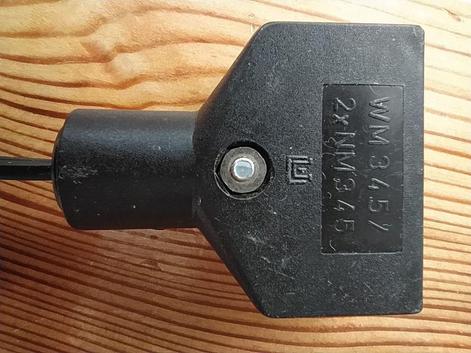 Oryginalny adapter UNITRA przejściówka DIN3 - 2x DIN5 WM345 2x NM345 wtyk gniazdo