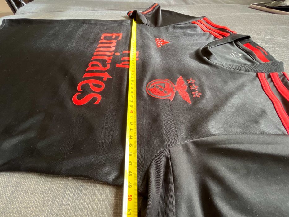 Camisola Oficial preta alternativa Benfica Adidas 2016, 2017