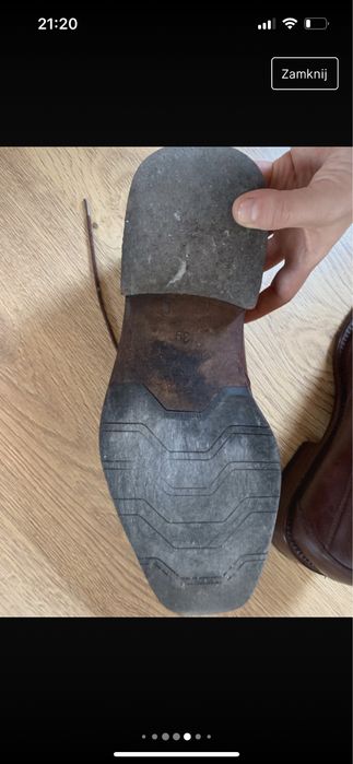 Eleganckie buty gino rossi brązowe skóra naturalna 39