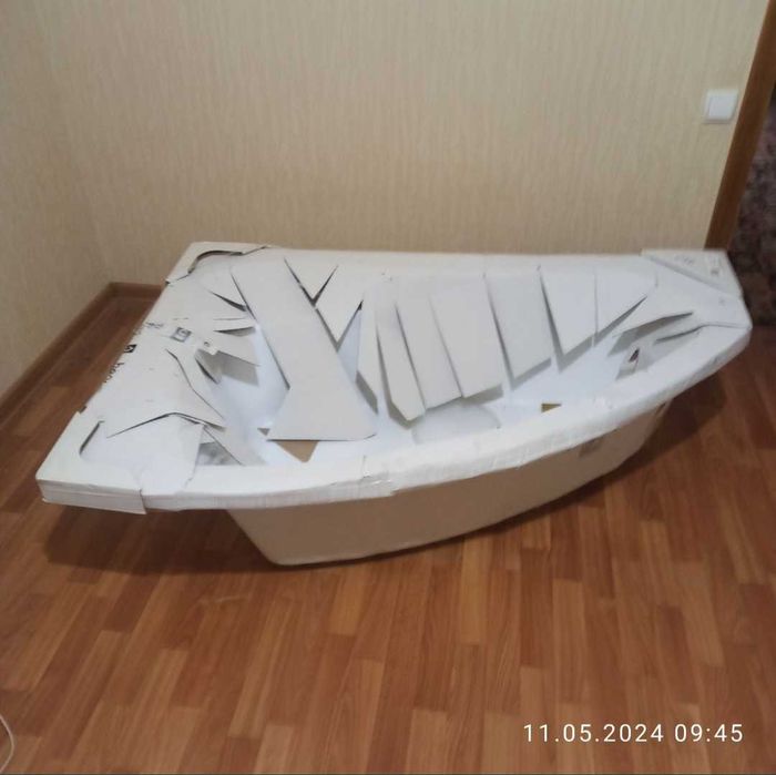 Ванна акрилова Rima 140*90 з панеллю та ніжками