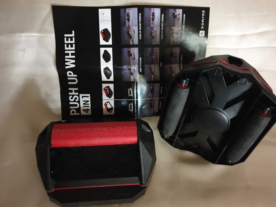 Push Up Wheel para Flexões de Braço