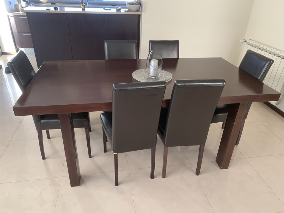 Sofa ,cadeiras , mesa 2 metro por 1 m , movel tv e mesa de centro