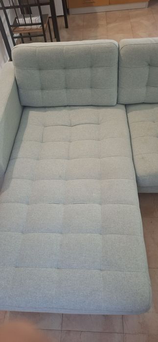 Sofá IKEA LANDSKRONA Chaise Longue Verde Claro – 240cm