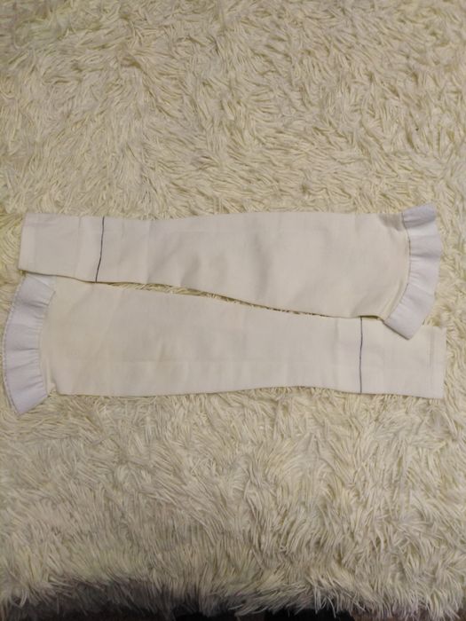 Чулки компрессионые, белые