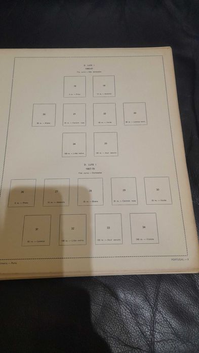 Album selos  Portugal - Victor Simarro