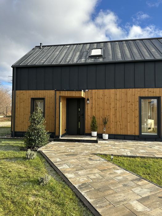 Nowoczesna stodoła 108m / stan deweloperski / Modułowy drewniany