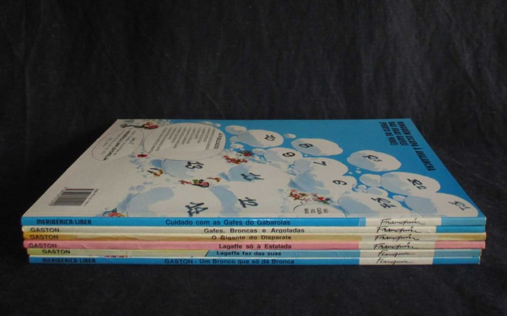 Livros BD Gaston Meribérica Liber