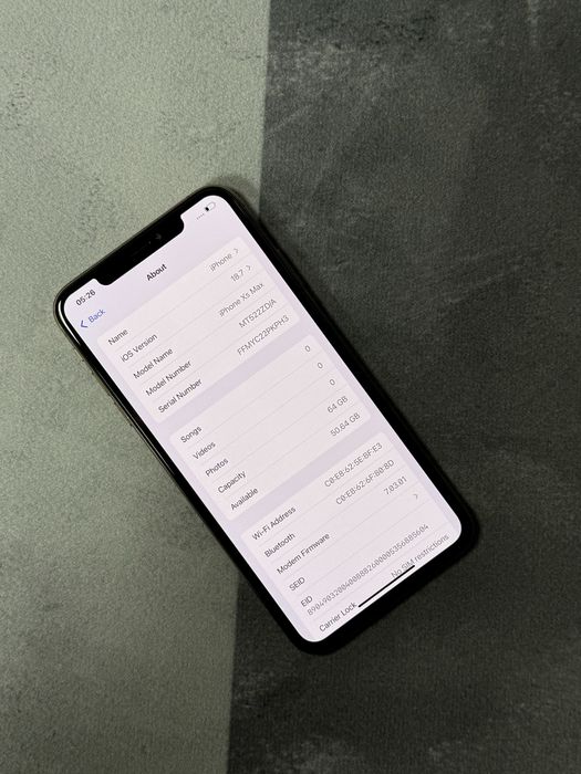 Apple Iphone XS Max 64GB Gold Neverlock Батарея 86%