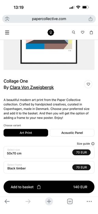 Pintura Poster Photo IKEA 60x40 cm