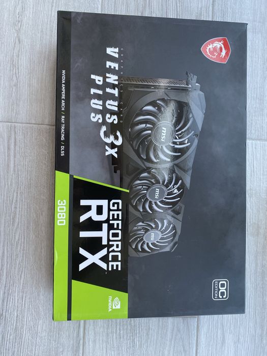 Відеокарта MSI GeForce RTX 3080 VENTUS 3X PLUS 10G OC LHR