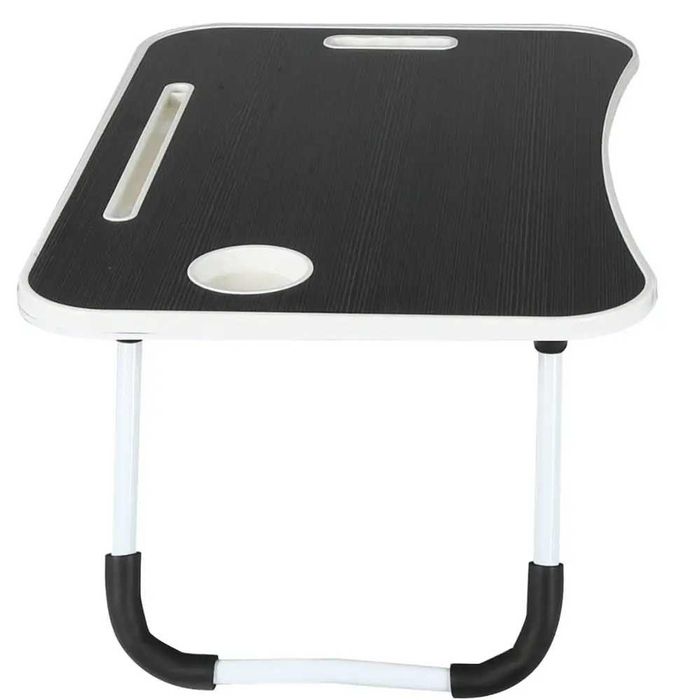 Складной деревянный столик для ноутбука Черный, складаний стіл у ліжко