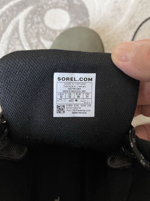 Зимние ботинки SOREL  PUXSON 6 13 US (31cm)