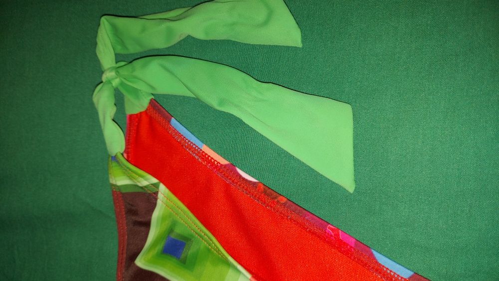 Cueca de Bikini estampada Desigual, tamanho S