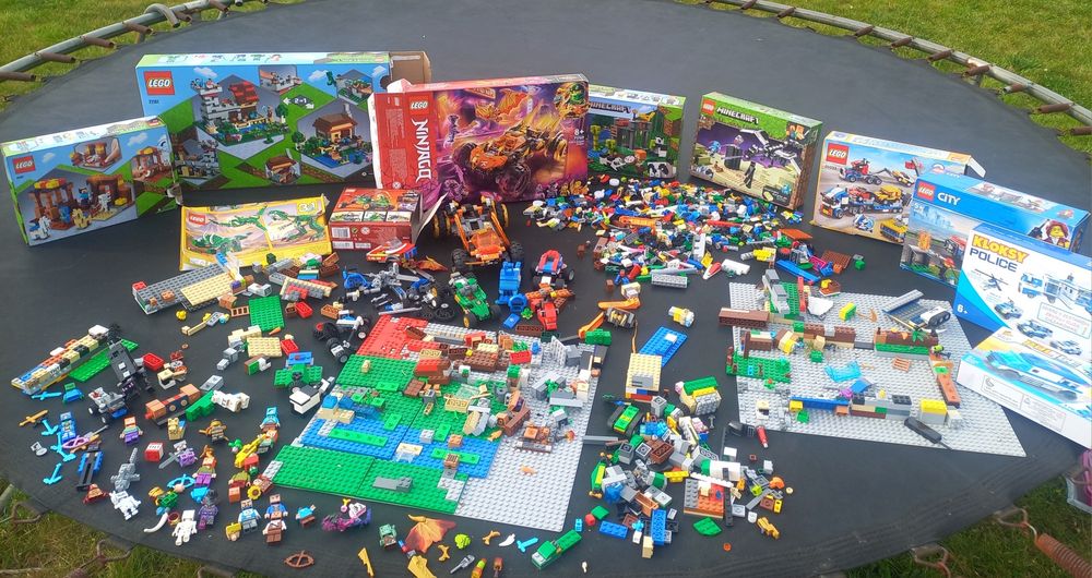 Zestaw lego xxxl minecraft ninjago city technic klocki  duży