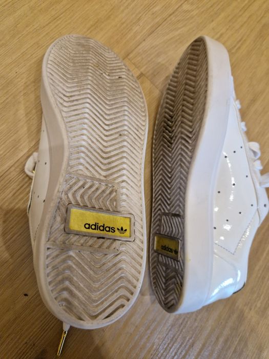 Adidas Sleek Gold Metallic Niskie Sneakersy