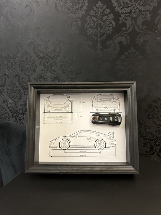 Porsche 911 GT3 RS Ramka z kluczykiem