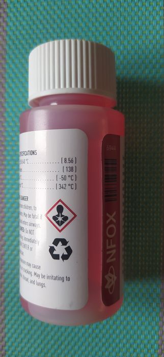 Olej do hamulców rowerowych.