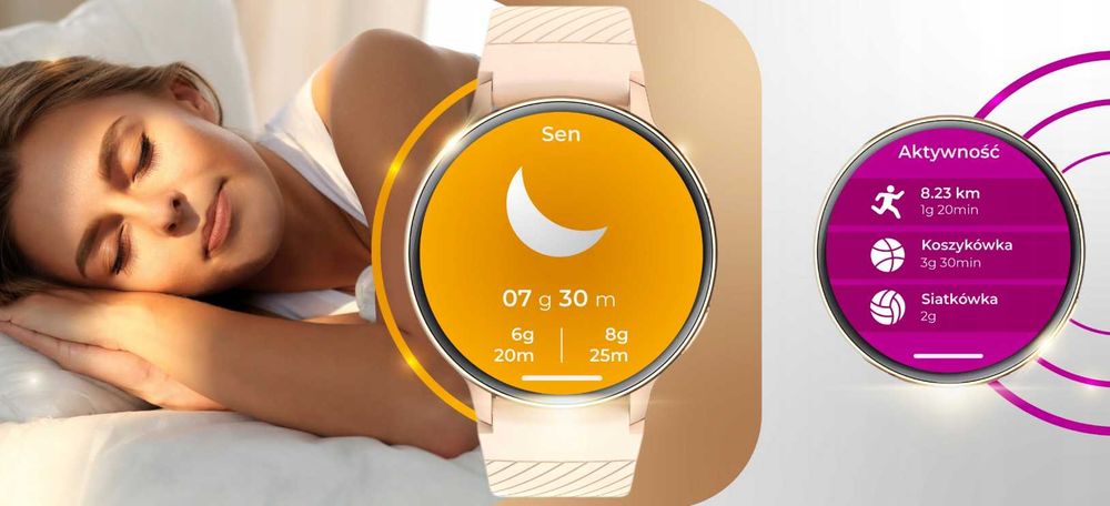 Smartwatch Zegarek Damski Menu Rozmowy Pl Puls Sport Zdrowie