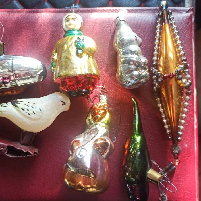 Ёлочные игрушки для ёлки стекло