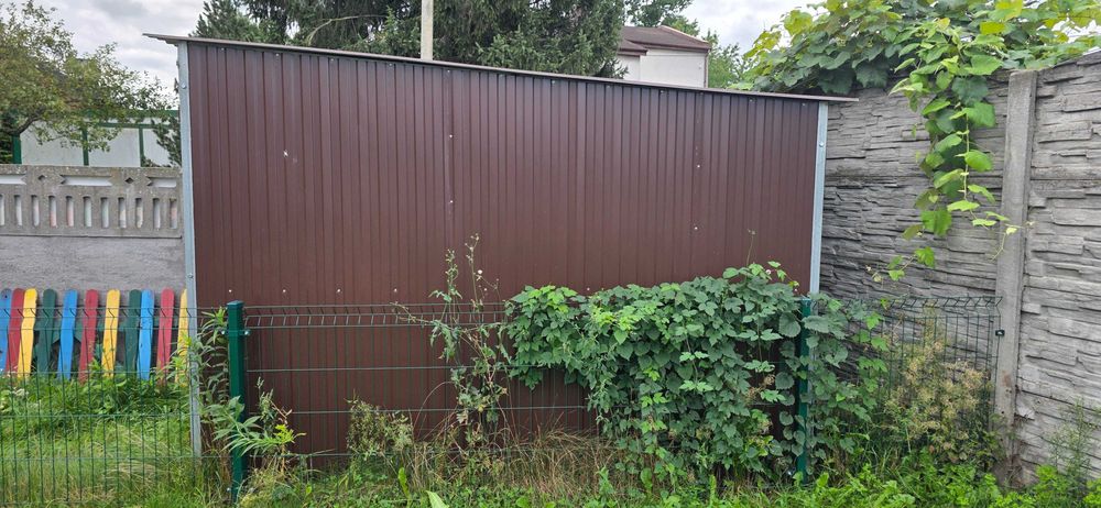 Garaż blaszany, schowek 2x3