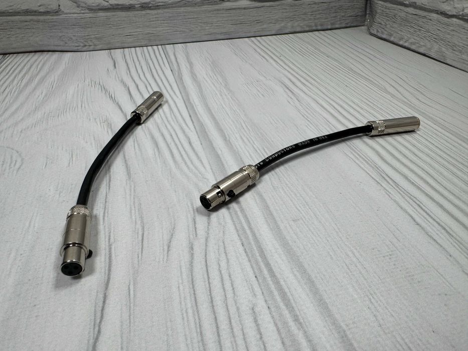 Abyss 1266 перехідник 3 pin mini xlr female to 3.5 male(обмен/продажа)