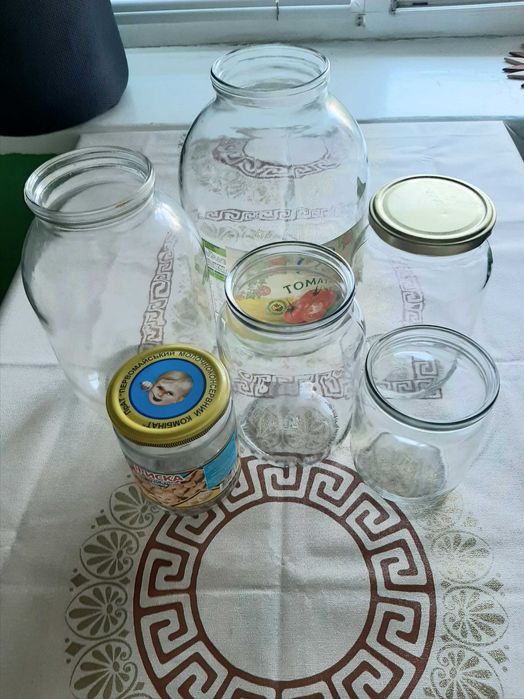 Банки скляні 3,2,1,0.5л