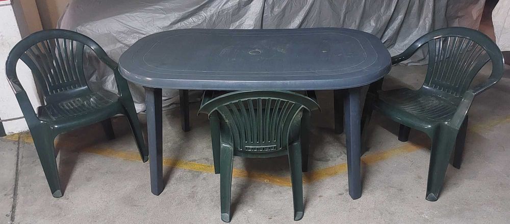 Mesa + cadeiras _ Conjunto de Jardim