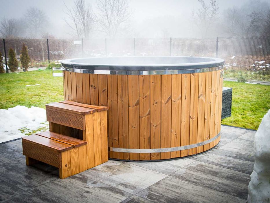 Balia ogrodowa akrylowa JACUZZI HOT TUB opalana drewnem OD PRODUCENTA