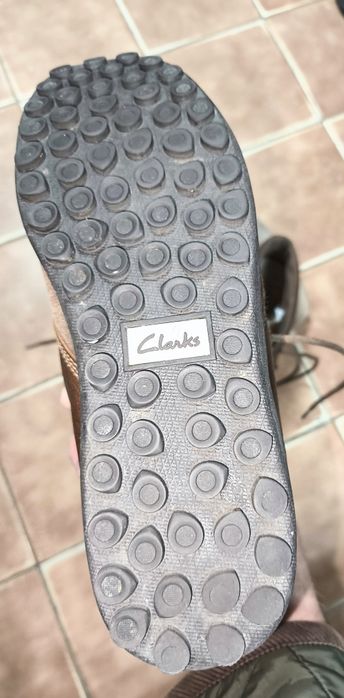 Мокасины высокие CLARKS ,кожа 27см 41.5р.