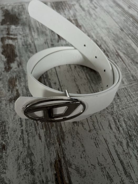 Ремінь Diesel Білий 105 см