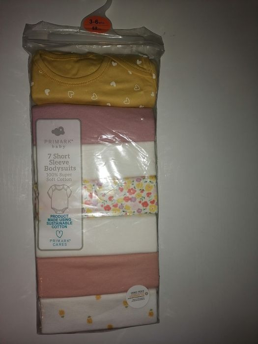 Body dla dziewczynki Primark 3 6 mscy  62
