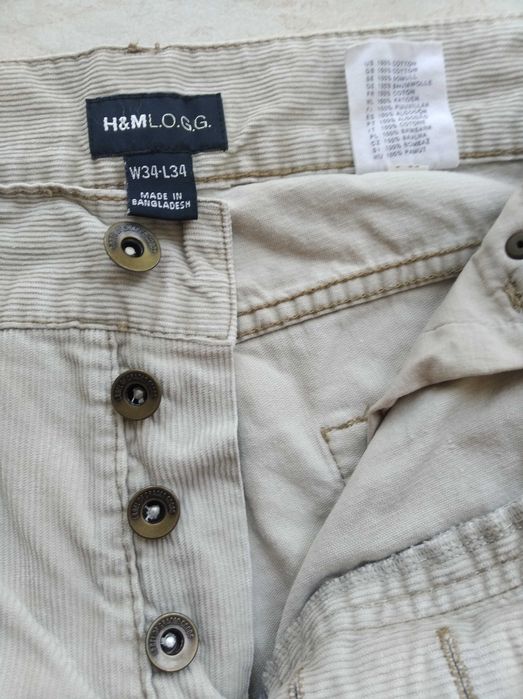 Джинсы мужские H&M LOGG, оригинал, р. W34 L32