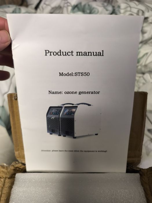 Gerador de ozono profissional de 30.000 mg/h com ecrã táctil e control