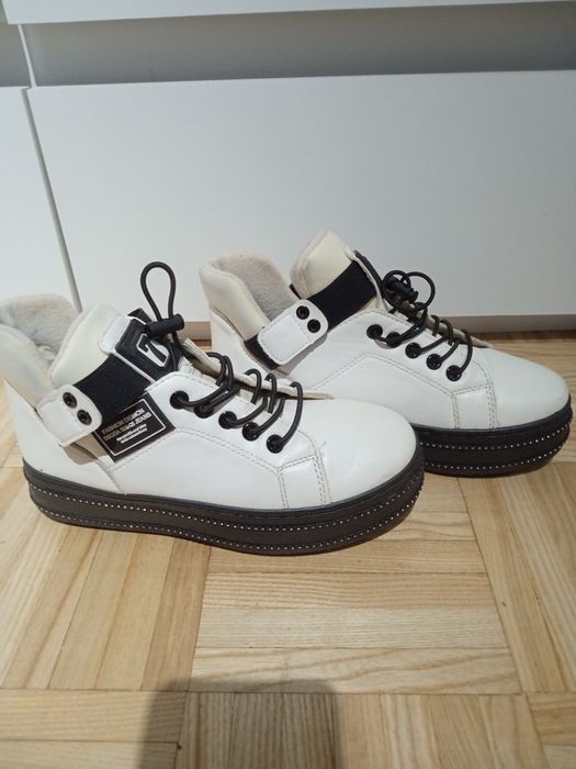 Buty sneakersy za kostkę r.36