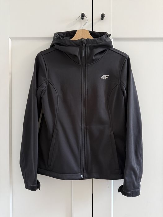 Czarny softshell damski długi rękaw wiatrówka neodry membrane S 36 4F