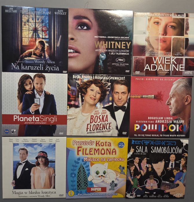 Zestaw filmy DVD x45szt.