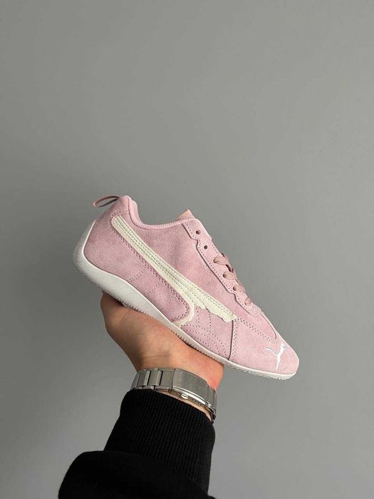 Кросівки Puma Speedcat Suede Balenciaga In Pink premium