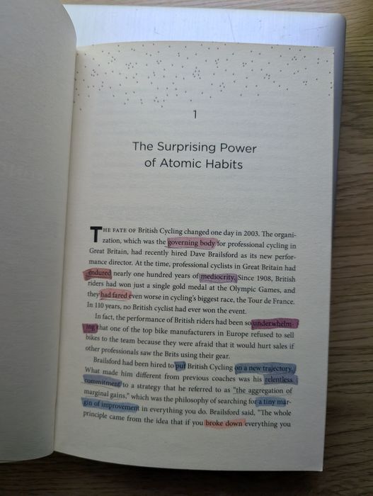 Atomic habits, James Clear