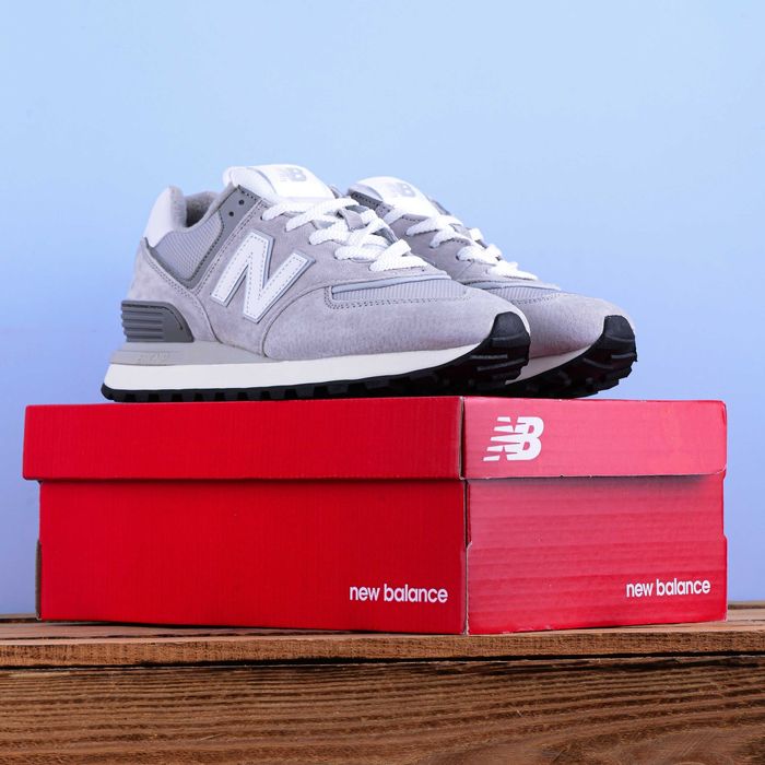 (2429) Термо осінь-зима кросівки New Balance 574 Legacy сірі (37-41) нб ню беленс NB
