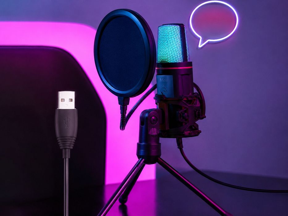 USB микрофон RGB