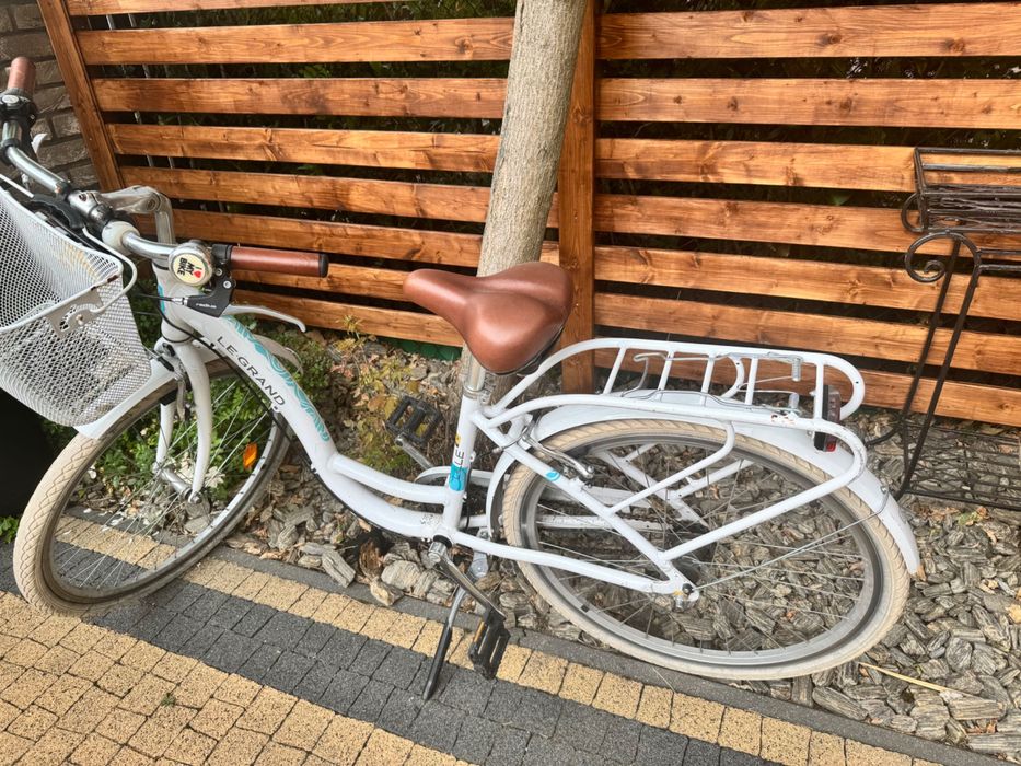 Rower LaGrand biały damski/ młodzieżowy